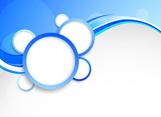 Aufkleber - Abstract background with circles