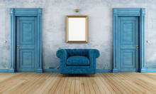 Blue Vintage Room