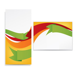Wall Mural - tri fold holiday brochure template