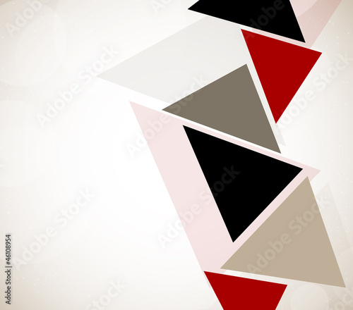 Naklejka na meble Abstract design with triangles