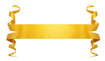 Wall Mural - elegance gold ribbon