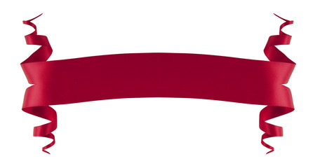 Wall Mural - elegance red ribbon