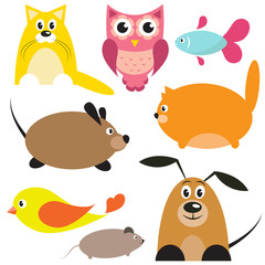 Fototapete - vector animals
