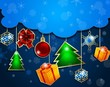 © elizaliv - Christmas background design