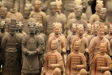 Famous Terracotta Warriors In XiAn, Qin Shi Huang's Tomb, China