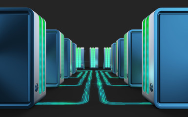 computer networks. cloud computing technology.