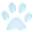 © Effrosyni  - 3d blue pet paw
