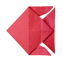Origami Red Fish