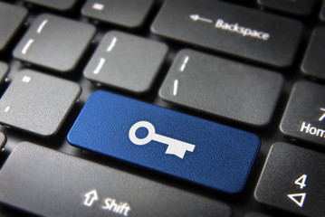 Wall Mural - internet secure access concept background
