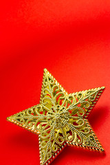 Christmas golden star