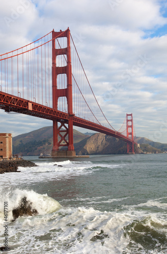 Nowoczesny obraz na płótnie The Golden Gate Bridge in San Francisco California