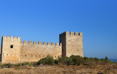 Wall Mural - Fragokastelo castle at Crete island in Greece