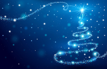 Wall Mural - the magic christmas tree