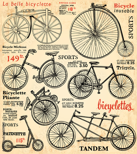 Dekoracja na wymiar  stara-gazeta-rowerowa