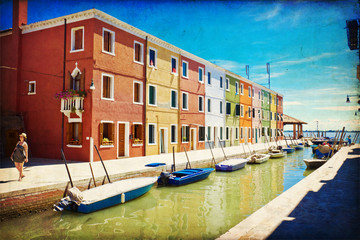 Canvas Print - Burano - Venice