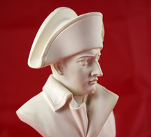 Statue Portrait En Albâtre De  Napoléon Bonaparte