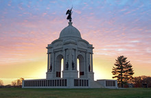 Pennsylvania Monument At Gettysburg Military Park