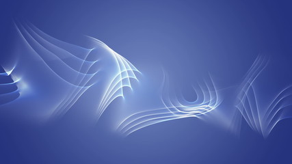 Poster - Wonderful video animation - particle object in motion – loop HD 1080p