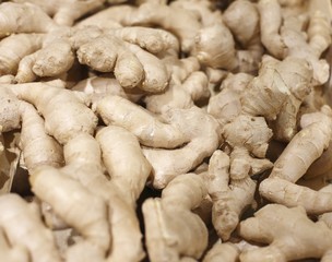 Canvas Print - Ginger for sale in supermarket