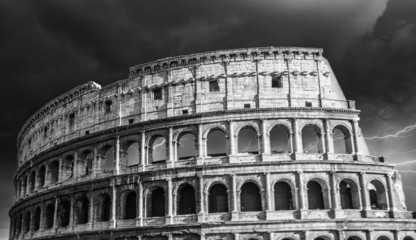 Sticker - The iconic ancient Colosseum of Rome