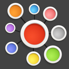 Poster - Modern social media abstract scheme template