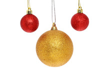 Red And Gold Baubles