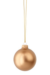 Wall Mural - gold christmas ball