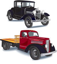 1930's Car And Truck