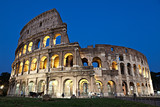 Fototapeta Londyn - Roma, il Colosseo al crepuscolo