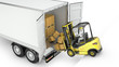 © Zelfit - Fork lift truck falling from unsecured semi trailer