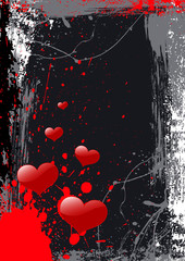 Wall Mural - Valentine Background- Vector Illustration