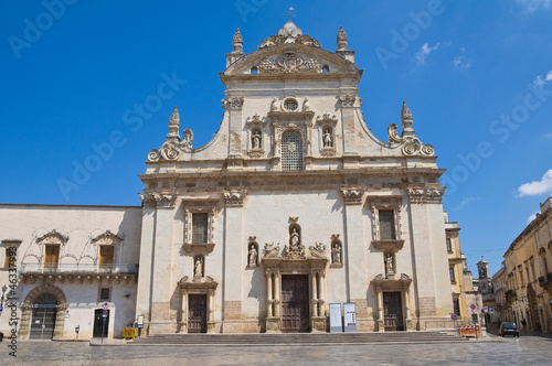 Fotomural Mother church. Galatina. Puglia. Italy.