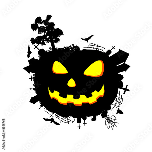halloween-slodka-i-zabawna-ilustracji-wektorowych