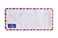Airmail On White Background