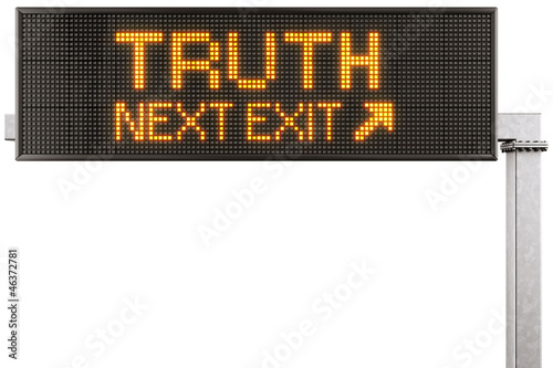 Digital highway sign