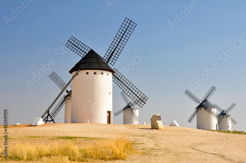 Naklejka nad blat kuchenny Windmills in Campo de Criptana (Spain)