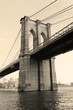Brooklyn Bridge black and white 