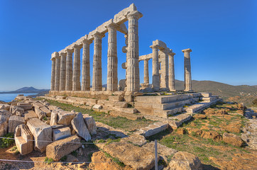 Fototapete - Poseidon Temple ,Cape Sounion, Greece