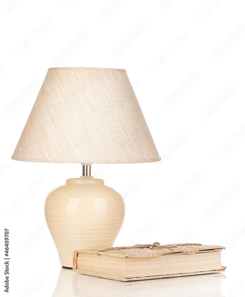 table lamp isolated on white