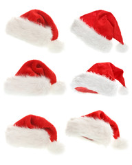 Sticker - set of Santa Claus hats