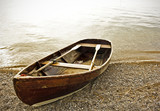 old rowboat