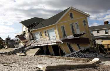 Hurricane Sandy destruction