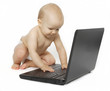 baby i laptop