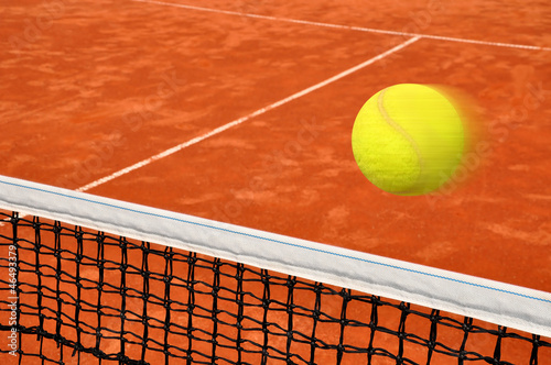 Obraz w ramie Tennis game