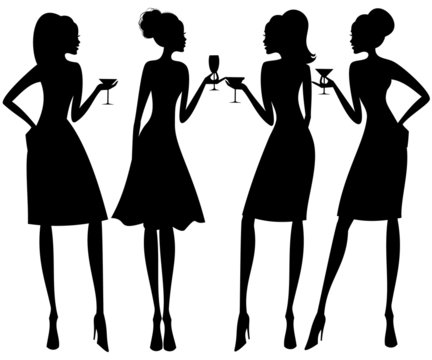 Wall Mural -  - elegant cocktail party