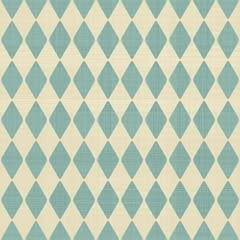 Poster - abstract geometric retro seamless blue and grey background