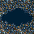 Social Media Cloud. Vector Seamless Pattern