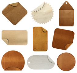Fototapete - paper tag price on white background