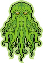 Cthulhu. Sea Green Monster