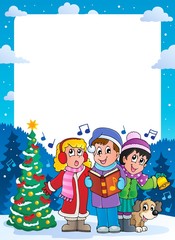 Poster - Christmas theme frame 9